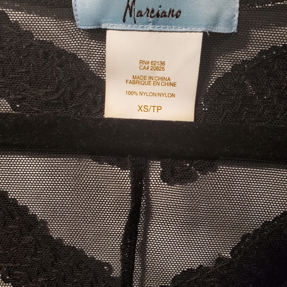 Marciano | Black | Stripe Sequin Top - Picture 3 of 6